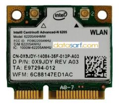 Dell Vostro V5480 Orijinal Wireless Kart 0X9JDY İntel Centrino Advanced-N 6205 5G Uyumlu