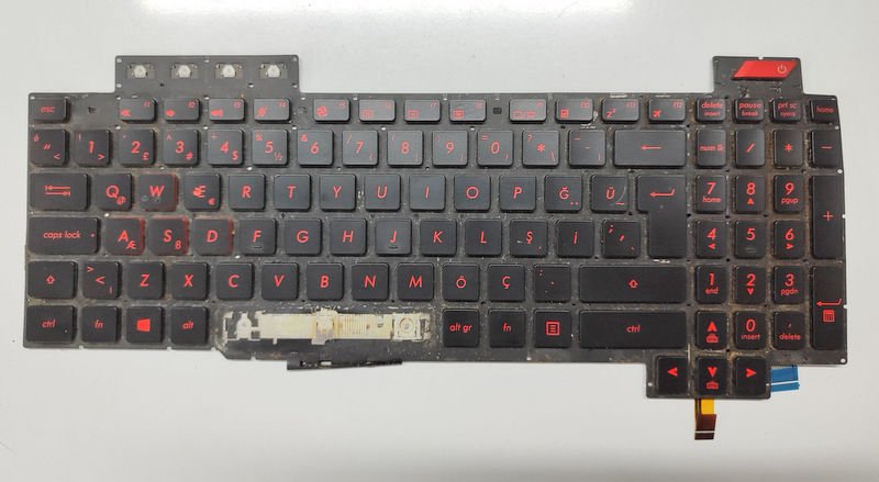 Asus FX63 Orijinal Arızalı Klavye AEBKLA04010