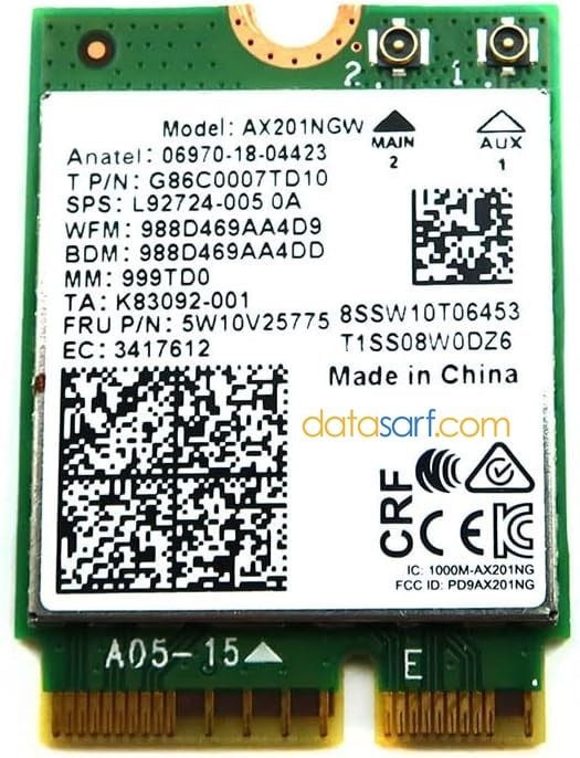 HP TPN-Q245 Orijinal Wireless Kart 8SSW10T06453 L92724-005 AX221NGW