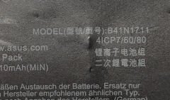 Asus FZ63 Orijinal Batarya Pil B41N1711
