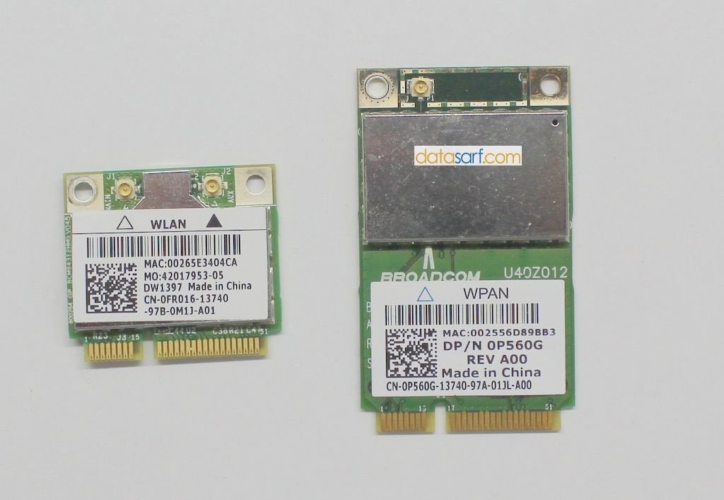 Dell Studio 1555, 1557, 1558, 1559, Pp33l, Pp39l,Wireless Kart Dw1397