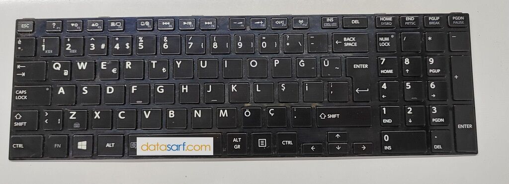 Toshıba Qosmıo L75-B Orijinal Işıklı Klavye 9ZN7UBV.M0T 6037B0096818