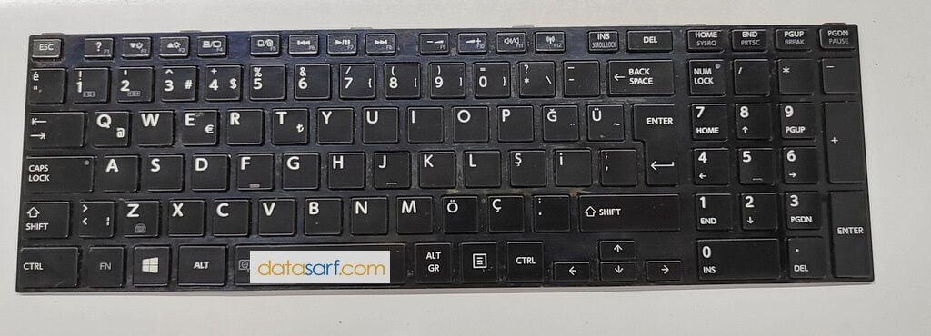 Toshıba Qosmıo S75-B Orijinal Işıklı Klavye 9ZN7UBV.M0T 6037B0096818