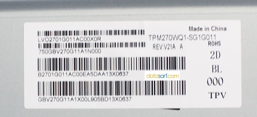 MSI Optıc G27 G27CQ4 Led Aydınlatma Ünitesi TPM270VQ1-SG1G011