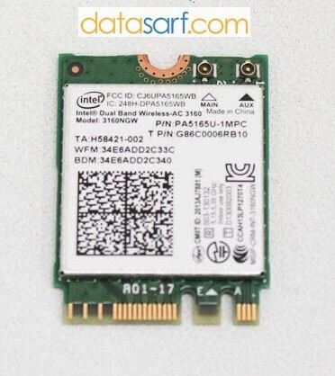 Toshiba Satellite S75-B Wireless Kart Ac3160 Pa5165u-1mpc 5g