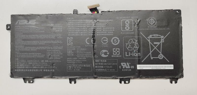 Asus ROG Strix FX705 Orijinal Batarya Pil B41N1711