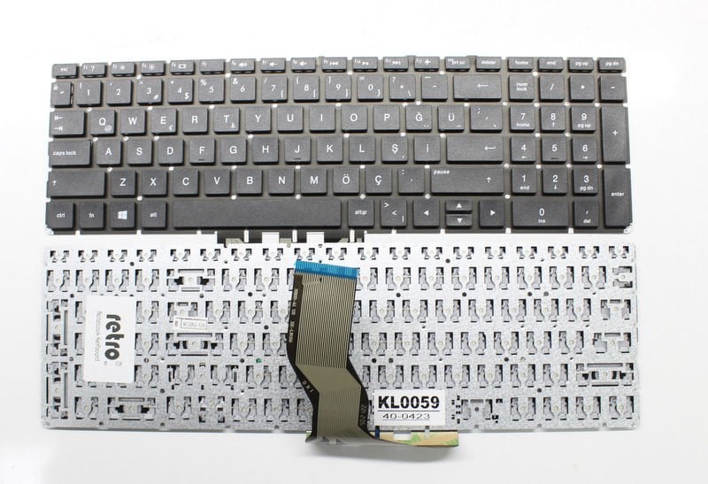 HP 15-RB 15 RB Notebook Klavye