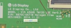 LG 43UF7787 T-Con Kart 6870C-0571B