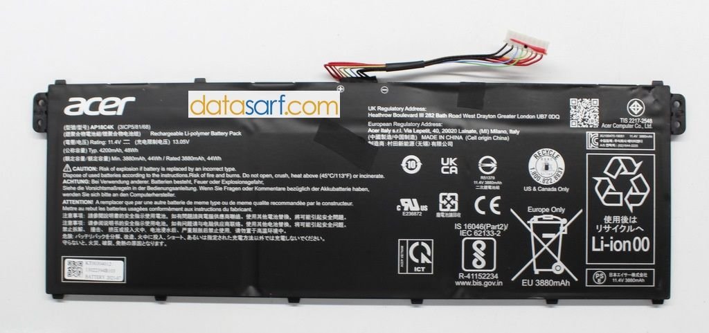 Acer Aspire A515-43G Orijinal Batarya Pil AP18C4K