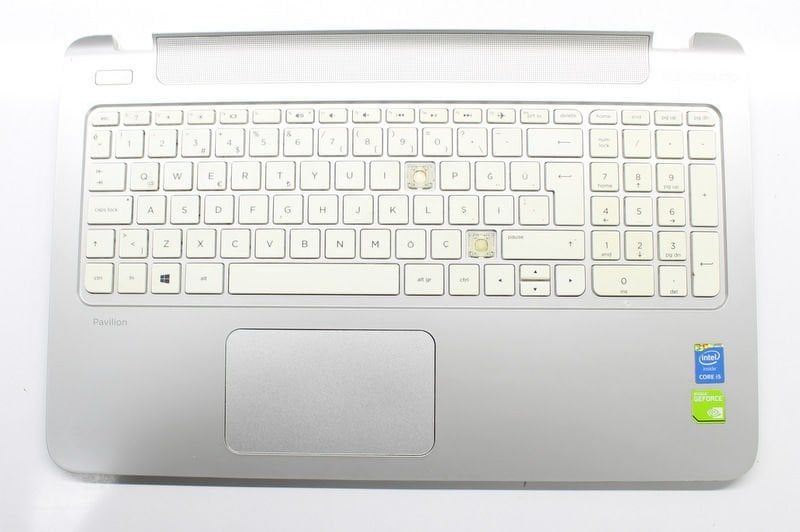 Hp 15-P210NT Üst Kasa Klavye Sağlam 2 Tuş Eksik