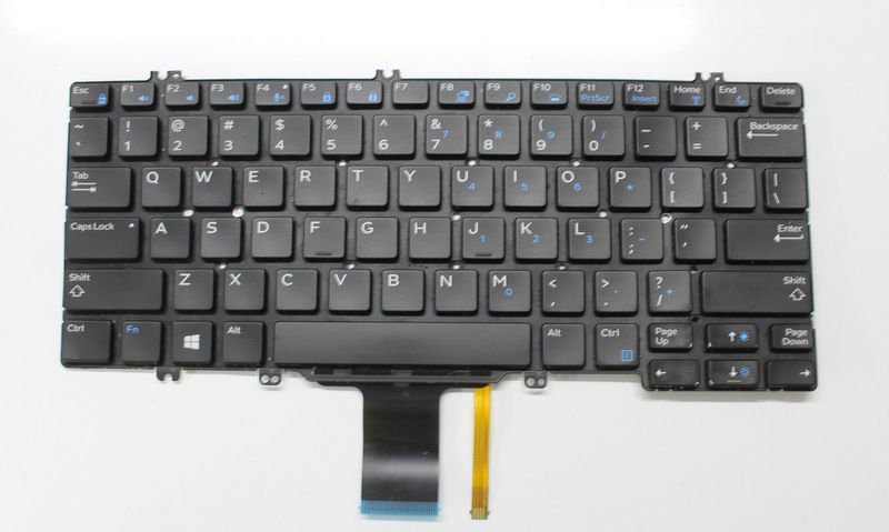 Dell Latitude 7390  7280 E7280 7290 P28S P28S002 Orijinal Klavye
