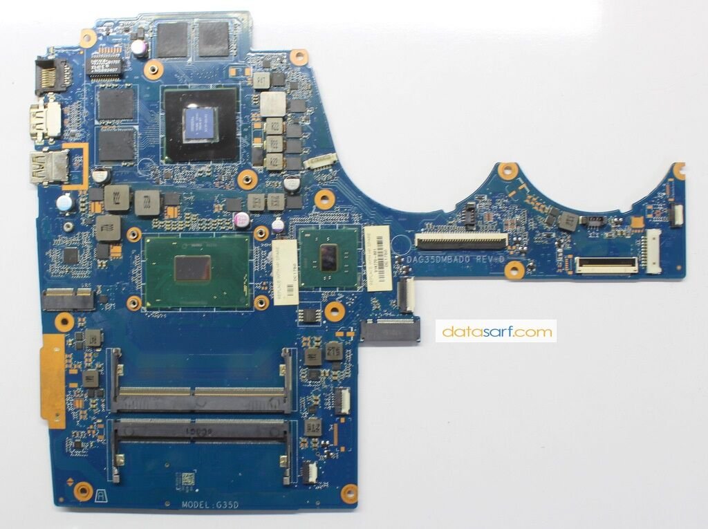 Hp 15-Bc Anakart İ7-7700HQ GTX1050 DAG35DMBADO REV D