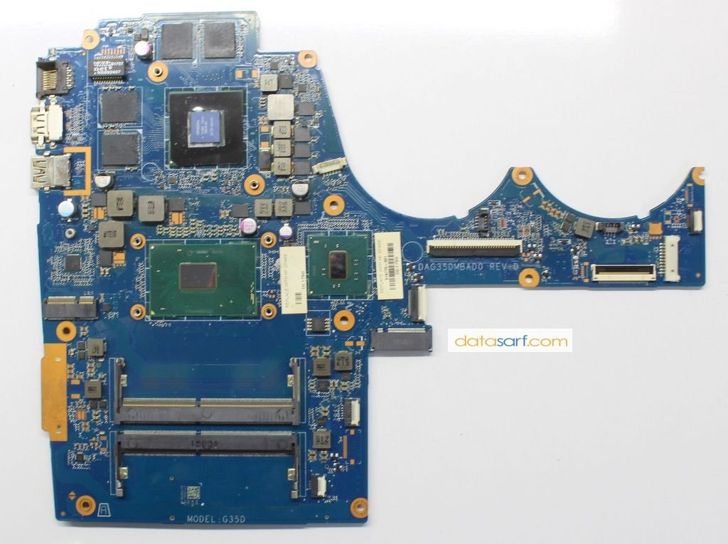 Hp 15-Dp Anakart İ7-7700HQ GTX1050 DAG35DMBADO REV D