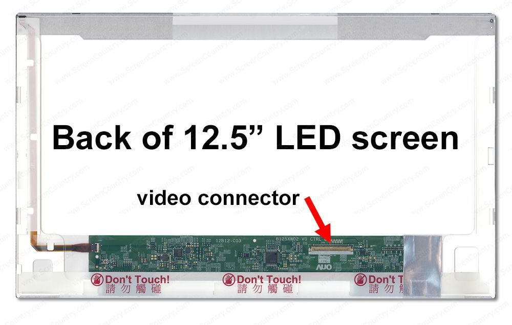 Hp 2570 12.5 Standart 40 Pin Led Ekran 1366-786 Çözünürlük