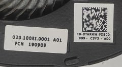 Dell Inspiron 7580 Orijinal Fan 0T6RHW