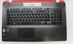 Toshıba Qosmıo L75-B Orijinal Üst Kasa Klavye Touchpad V000351770