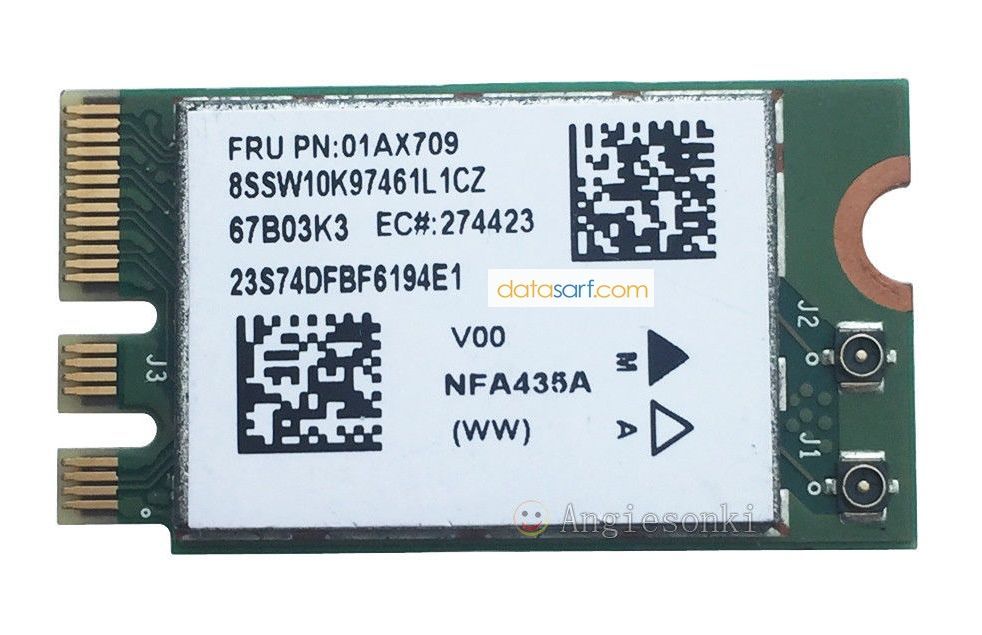 Lenovo Ideapad L340-15IRH Wireless Kart 00JT477 01AX709 01AX718 QCNFA435 2. 4G + 5G Bluetooth
