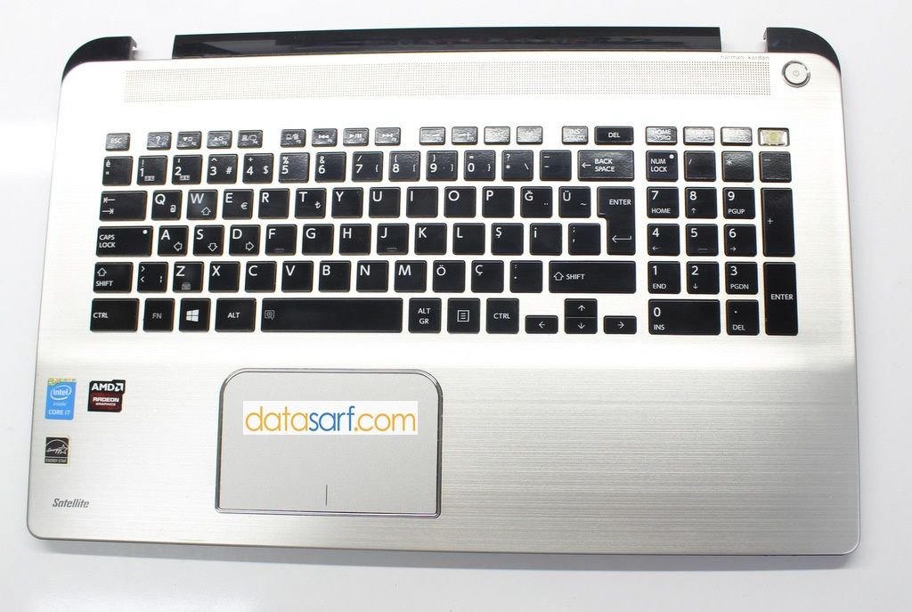 Toshıba Qosmıo L70-B Orijinal Üst Kasa Klavye Touchpad V000351760