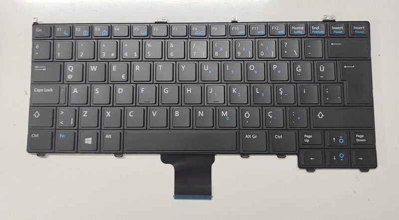 Dell Latitude E7240 7240 E7440 P22S Orijinal Klavye 0MWRGW