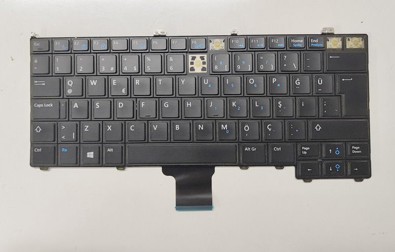 Dell Latitude E7240 7240 E7440 P22S Orijinal Klavye