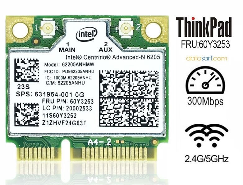 Lenovo Thinkpad X220 X220i X230 X230i Wireless Kart 60Y3253