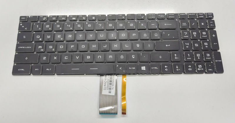 MSI GL62 GL62VR GL62M GL72 GE72 GF62 GE62 CX62 WS60 GS60 GS70 GT62 GT72 GP62 GP62VR GS63 GP72 GP73 GT73VR GS72 MS-16J9 MS-1792 MSI MS-16J1 MS-16J2 MS-16J1C MS-13J3 MS-16J9 MS-179B MS-16JB Orijinal Işıklı Q-Türkçe Klavye