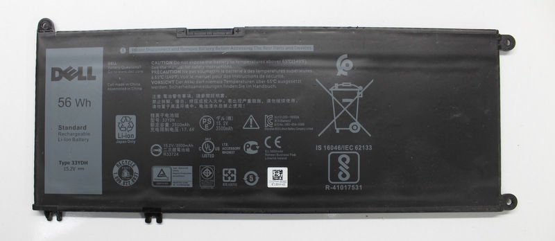 Dell 15 7577 7587 7588 P72F 3779 3579 Orijinal BataryaPil