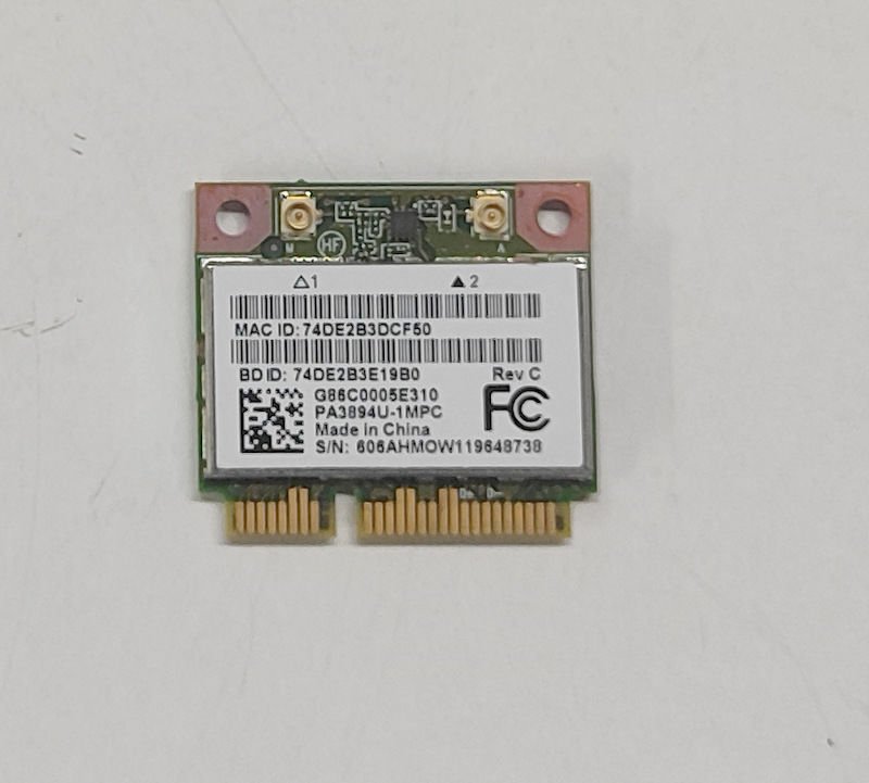 Toshiba L750 L750D L755 L655D Orijinal Wireless Kart