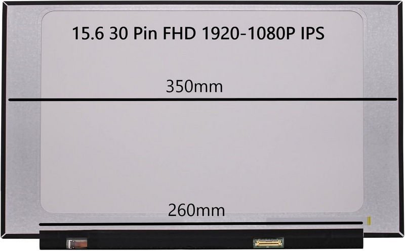 NT156FHM-N43 Uyumlu 15.6 30 Pin Vidasız Ekran Panel FHD IPS MAT 1920-1080P 260mm