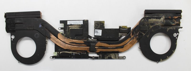 Dell 15 7577 7587 7588 P72F Orijinal Heatsink Soğutucu Bakır AT21KF001FR0