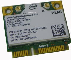 Dell Precision M4700 P21F Orijinal Wireless Kart 0X9JDY İntel Centrino Advanced-N 6205 5G Uyumlu