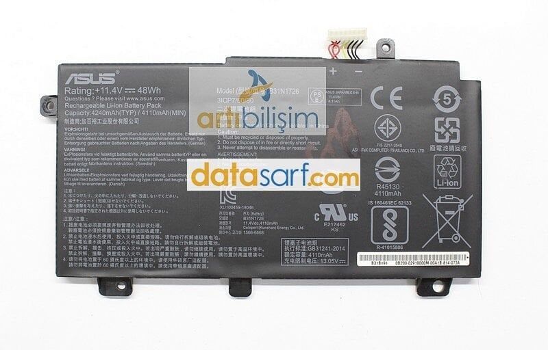 Asus FX80 Orijinal Batarya Pil B31N1726
