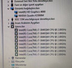 Dell Precision M4700 P21F  Orijinal  Ekran Kartı NVIDIA Quadro K2000M