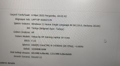 HP Victus 16-S Anakart i5-14500HX RTX4050