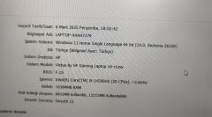 HP Victus 16-R0000 Anakart i5-14500HX RTX4050