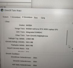 HP Victus 16-S00XXX Anakart i5-14500HX RTX4050