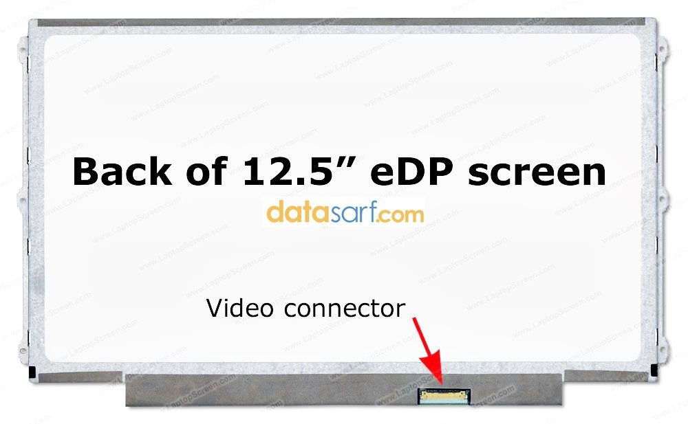 Lenovo K20 Lcd Ekran B125XTN02.0 12.5 Slimled 30 Pin 1366 768