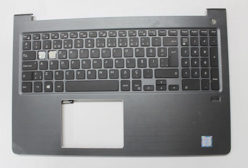 Dell Vostro P62F001 Orijinal Kusurlu Klavye Üst Kasa