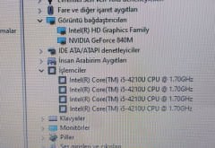 Asus W159l Orijinal Anakart i5-4210M Gforce 840M X555LD Mainboard Rev 2.0