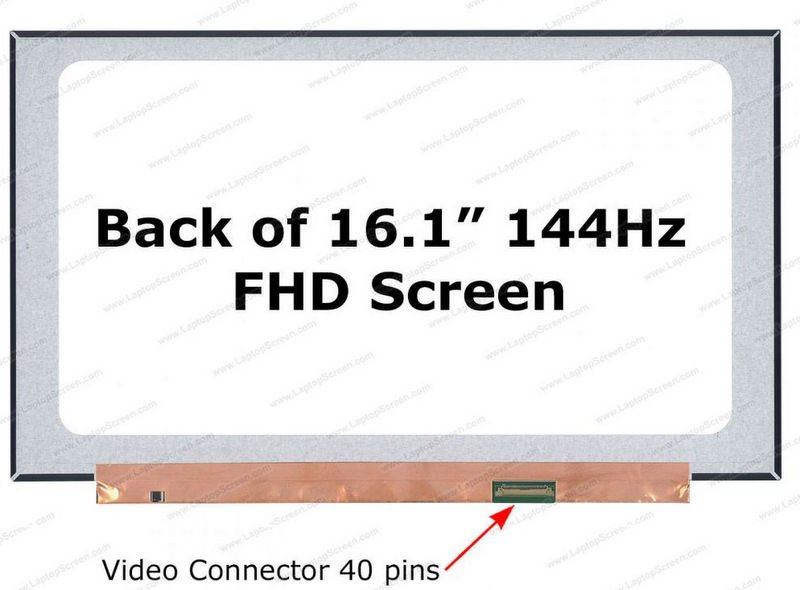 HP VICTUS 7 16-D 16-E TPN-Q264 TPN-Q263 Orijinal Lcd Ekran NV161FHM-NX1 HW V3.0 40 pin 144hz