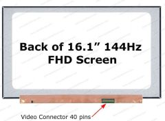 HP Victus 16-R0007NT Uyumlu 16.1 40 Pin 144HZ Led Ekran FHD IPS 1080P