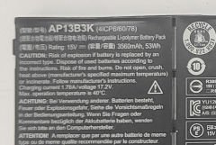 Acer Es1-511 Es1-520 Es1-521 Es1-522 Tf71 Orijinal Batarya Pil AP13B3K