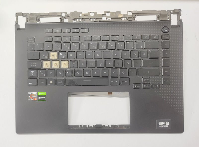 Asus Rog Strix G513 G533 GX551 GX550 Orijinal Üst Kasa Palmrest Klavye Yoktur