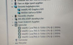Asus X541uj Anakart X541UVK Mainboard rev 2.0 İ5-7200U NVIDIA 920M