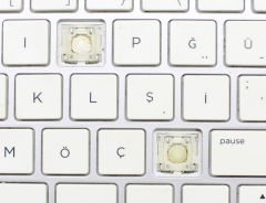 Hp 15-P 15P Üst Kasa Klavye Sağlam 2 Tuş Eksik