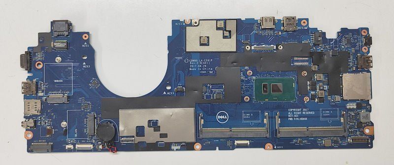 Dell Latitude 5580 Anakart  i7-7600U DDR4 LA-E091P KPDTX