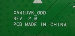 Asus X541UVK _ODD Rev 2.0 Harddisk Kart