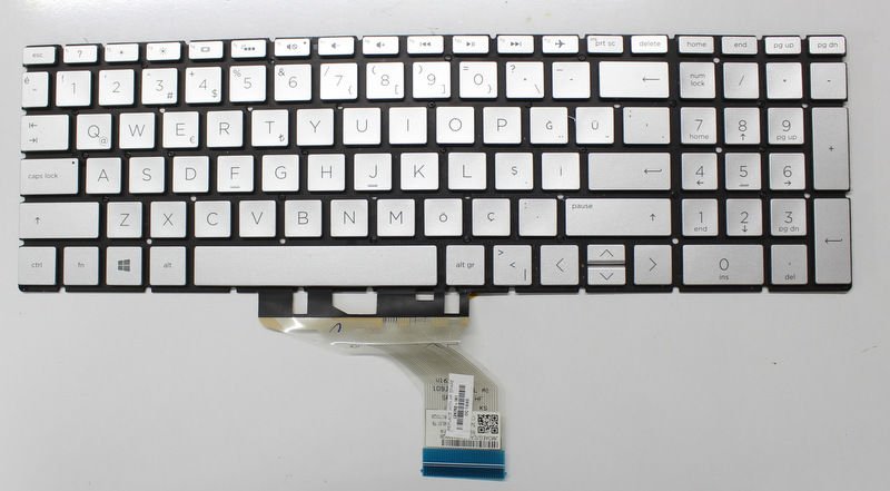Hp 15-CW 15-CS TPN-Q208 TPN-Q210 15-CC 15-CB 15-CK 15-CH 15-DY 15-DW 15-BD 17-BS 17-AK 250 G6 255 G6 256 G6 Orijinal Işıklı Klavye