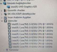 Hp HSN-Q07C Orijinal Anakart İ5-8250U DA0X8CMB6E0  REV E
