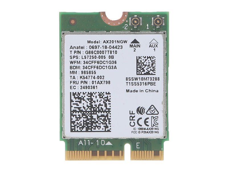 Dell Inspiron G15 5520 5521 Orijinal Wireless Kart AX201NGW CN-0XVV0P